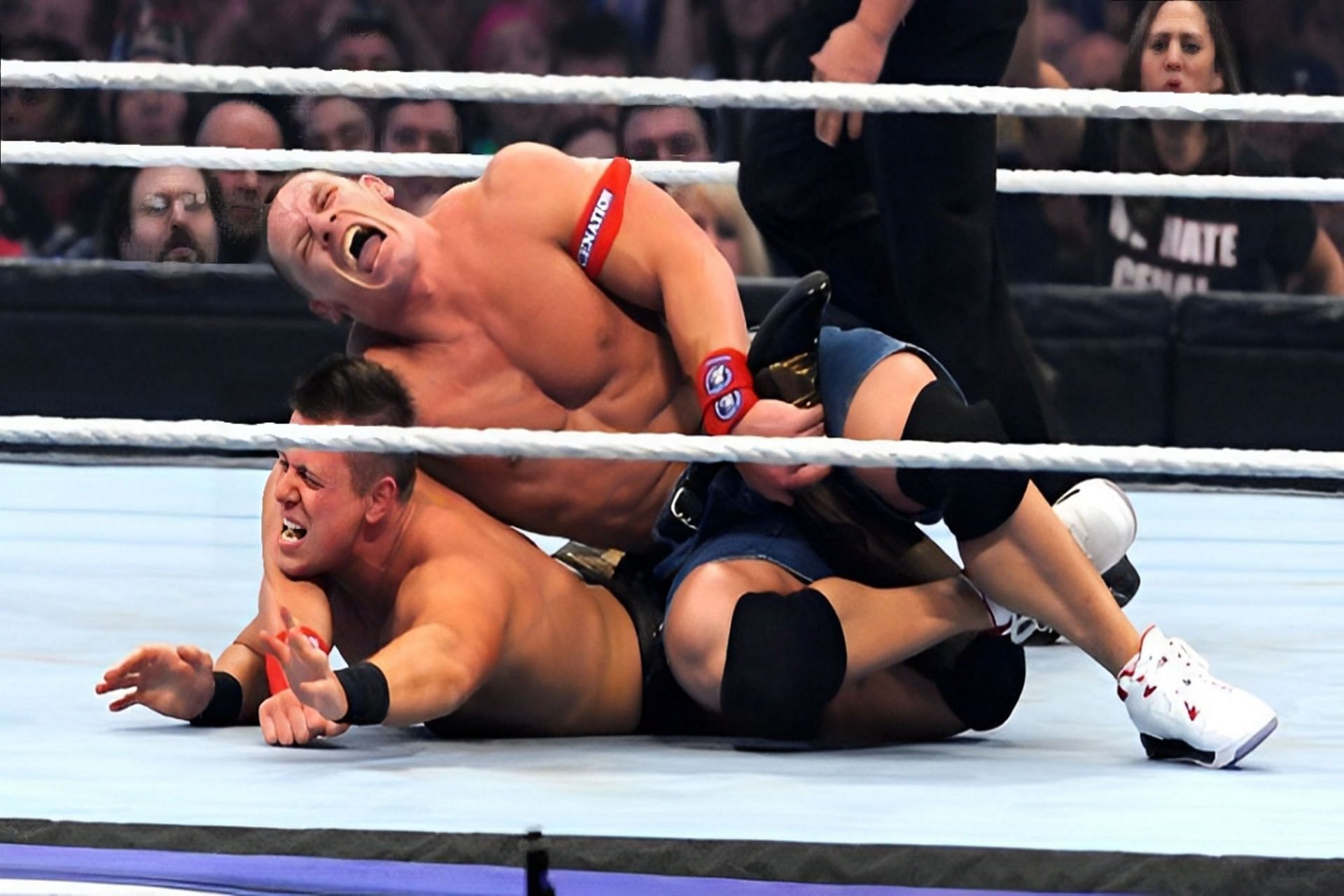 Who has beaten John Cena at WrestleMania?